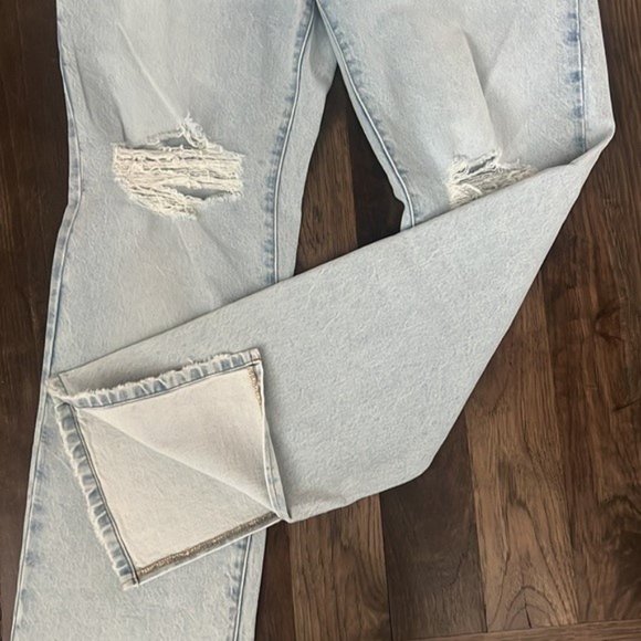 NWT Good American Flare Bottom Jeans - Picture 8 of 10